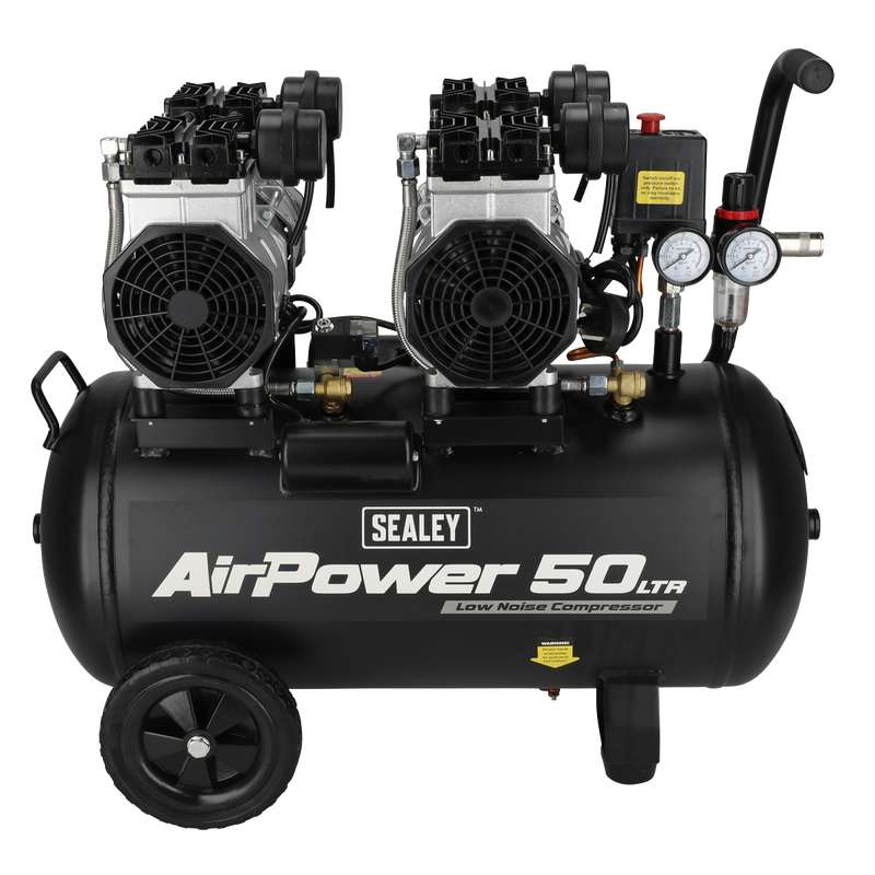 Sealey SAC5001S 50L Direct Drive Air Compressor 2 x 2hp