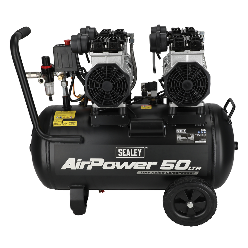 Sealey SAC5001S 50L Direct Drive Air Compressor 2 x 2hp