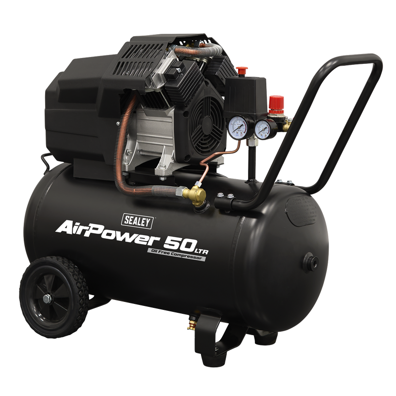 Sealey 50L V-Twin Direct Drive Air Compressor 3hp