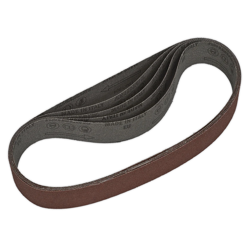 Sealey 30 x 540mm Sanding Belt 80Grit - Pack of 5 - SB0011 Trade Quality