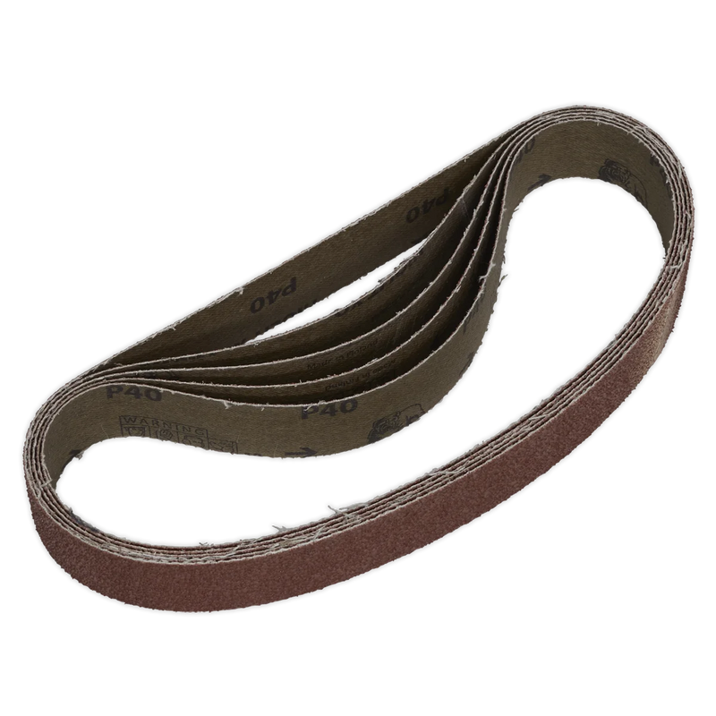 Sealey 30 x 540mm Sanding Belt 40Grit - Pack of 5 - SB009 Trade Quality