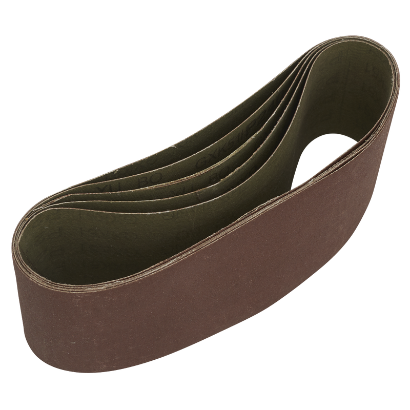 Sealey Sanding Belt 76x457mm 240Grit - Pack of 5