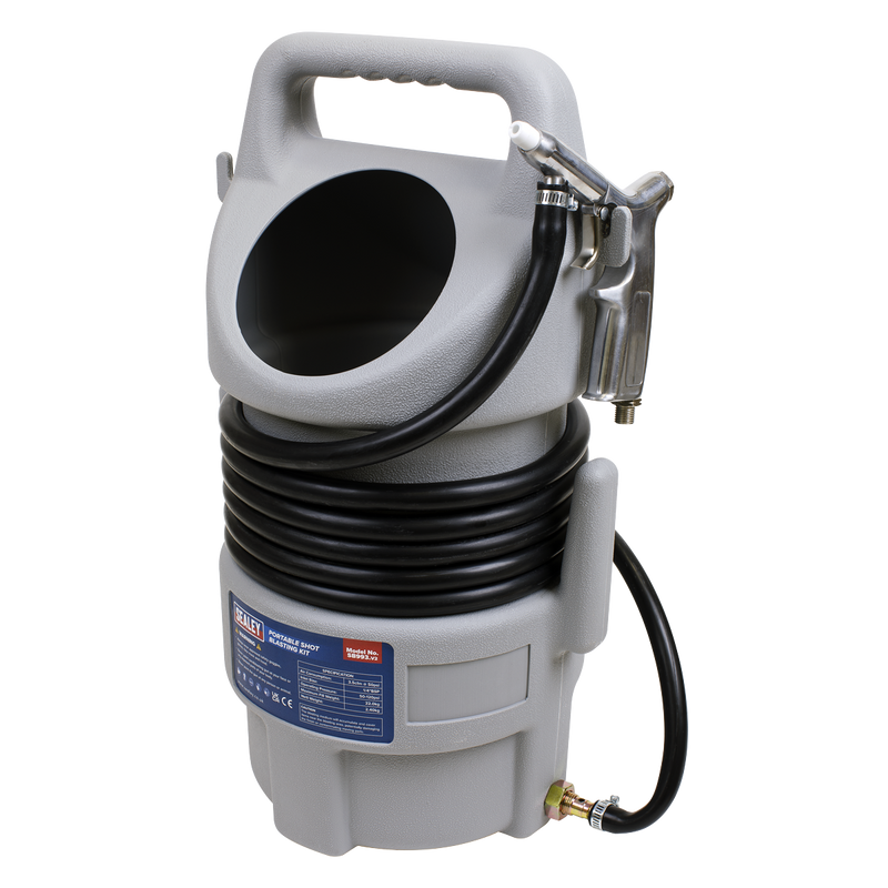 Sealey Portable Shot Blasting Kit 22kg Capacity SB993