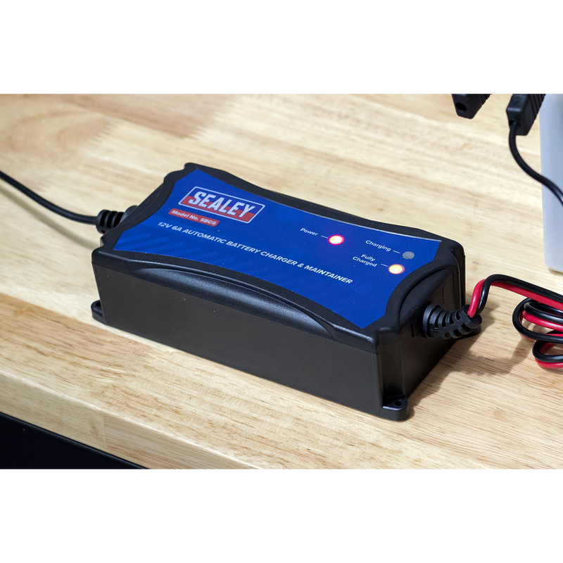 Sealey 12V Battery Maintainer/Charger SBC6 6A