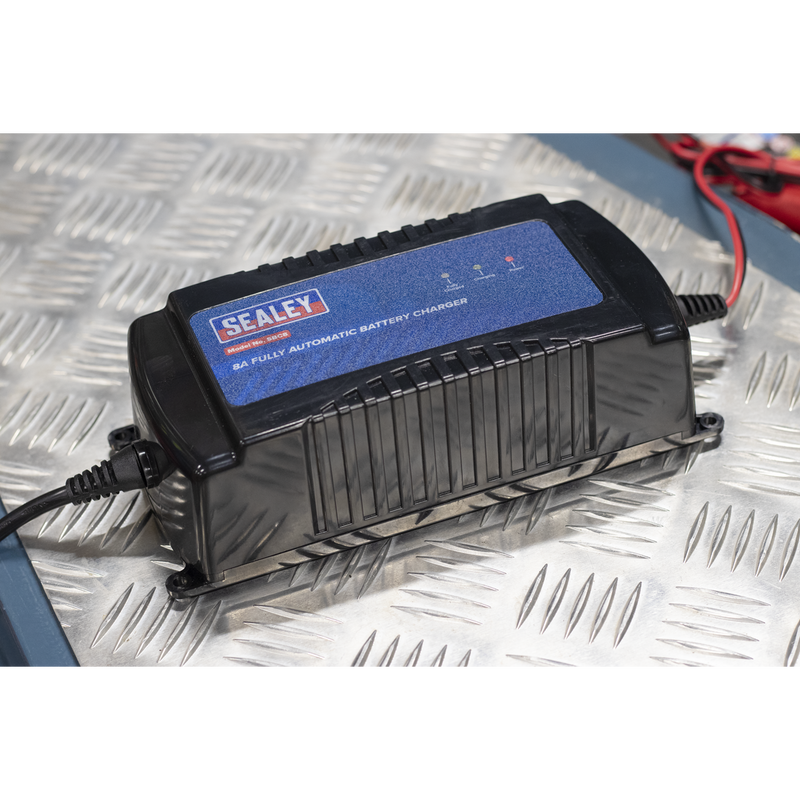 Sealey 12V Battery Maintainer/Charger SBC8 8A