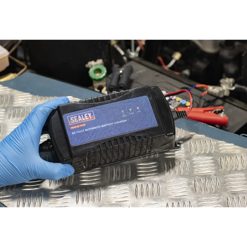 Sealey 12V Battery Maintainer/Charger SBC8 8A
