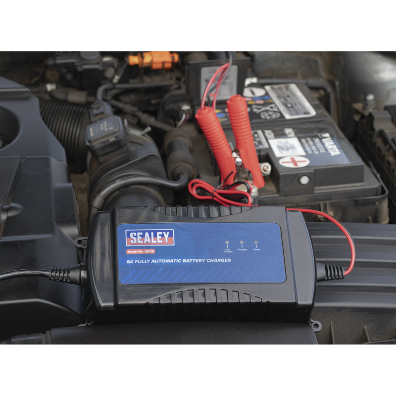 Sealey 12V Battery Maintainer/Charger SBC8 8A