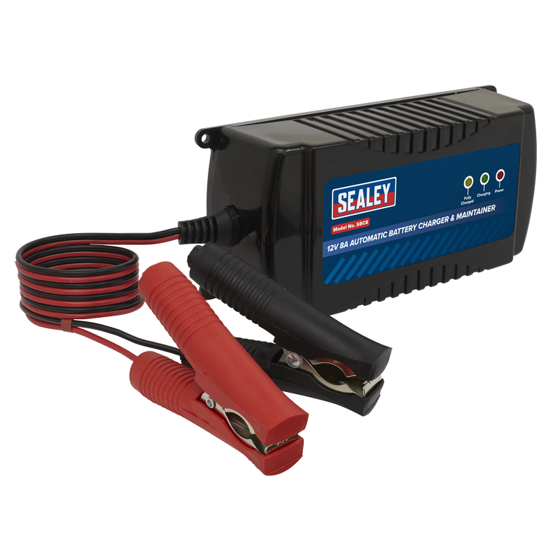 Sealey 12V Battery Maintainer/Charger SBC8 8A