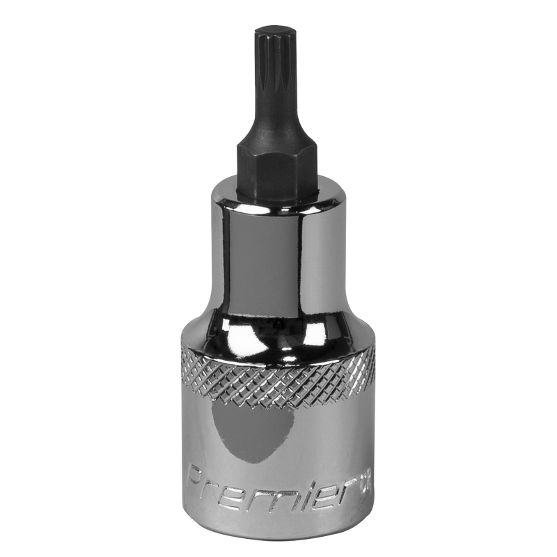 Sealey Premier Spline Socket Bit 1/2"Sq Drive M5 55mm