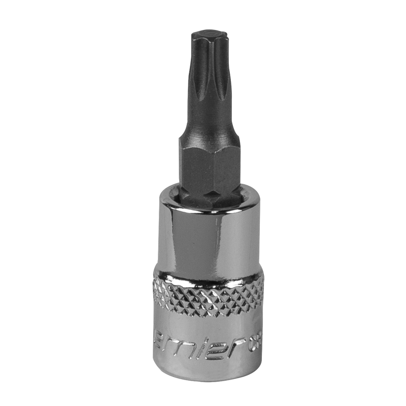 Sealey Premier Socket Bit T25 1/4"Sq Drive 37mm