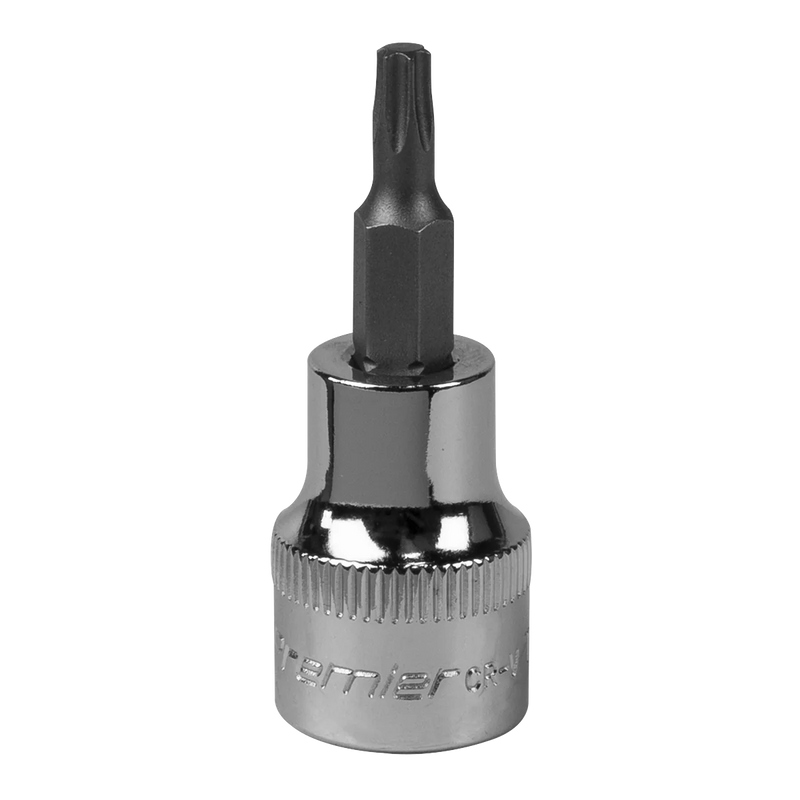 Sealey Premier Socket Bit T20 1/4"Sq Drive 37mm