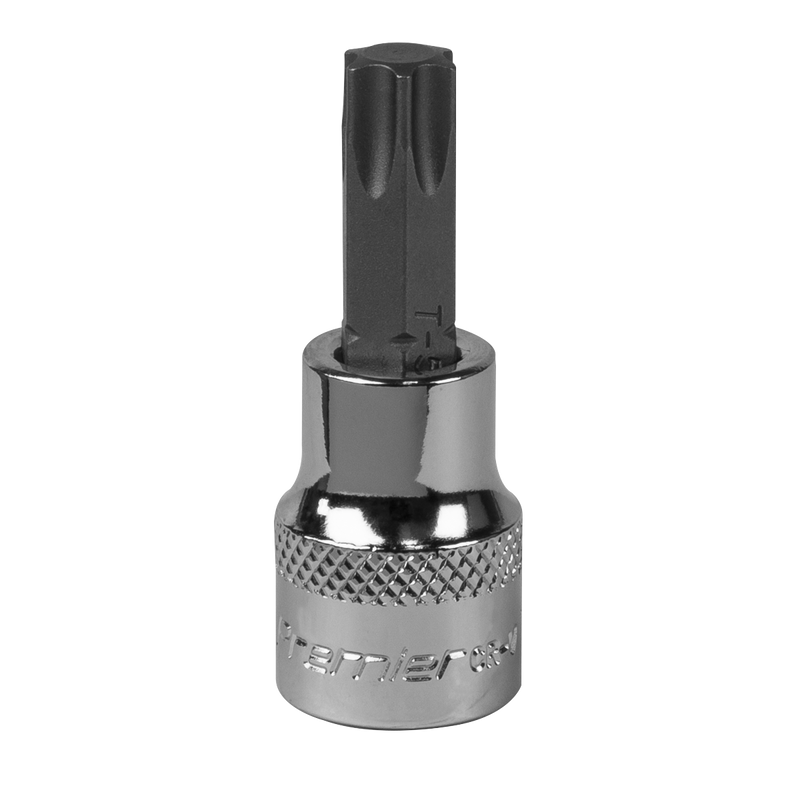 Sealey Premier Socket Bit T50 1/2"Sq Drive 55mm