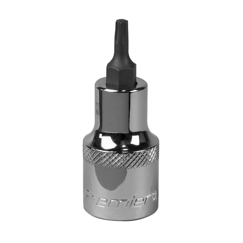 Sealey Premier Socket Bit T20 1/4"Sq Drive 37mm