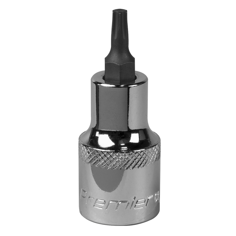 Sealey Premier Socket Bit T25 1/4"Sq Drive 37mm