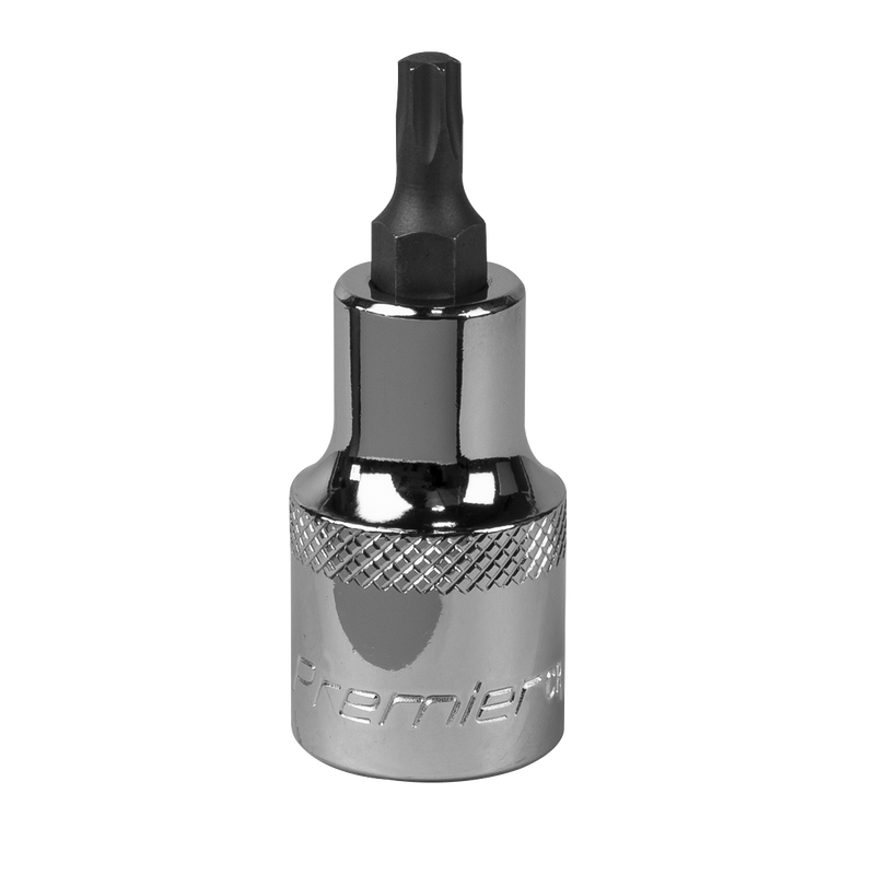 Sealey Premier Socket Bit T27 1/4"Sq Drive 37mm