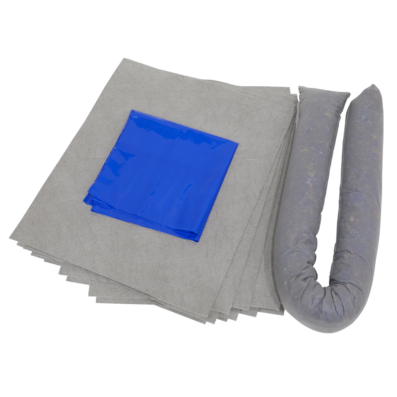 Sealey Spill Kit 15L Model SCK15 for Oil and Fluid Absorption