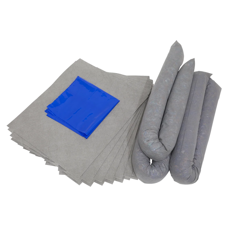 Sealey Spill Kit 15L Model SCK15 for Oil and Fluid Absorption