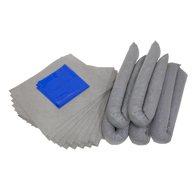 Sealey Spill Kit 15L Model SCK15 for Oil and Fluid Absorption