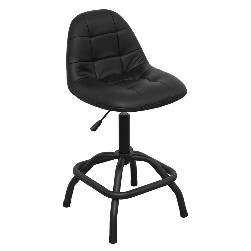 Sealey Premier Industrial Pneumatic Workshop Stool SCR01B 150kg Capacity