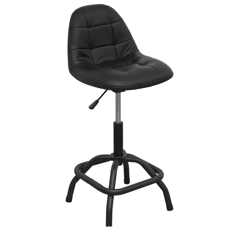 Sealey Premier Industrial Pneumatic Workshop Stool SCR01B 150kg Capacity