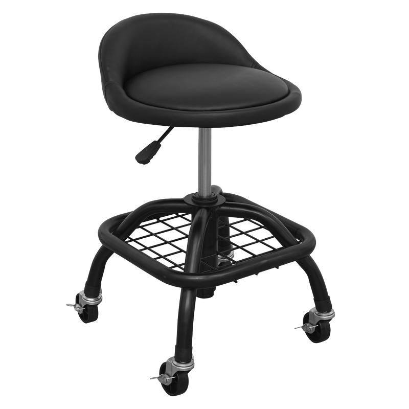 Sealey Premier Industrial Pneumatic Creeper Stool SCR02B 150kg Capacity