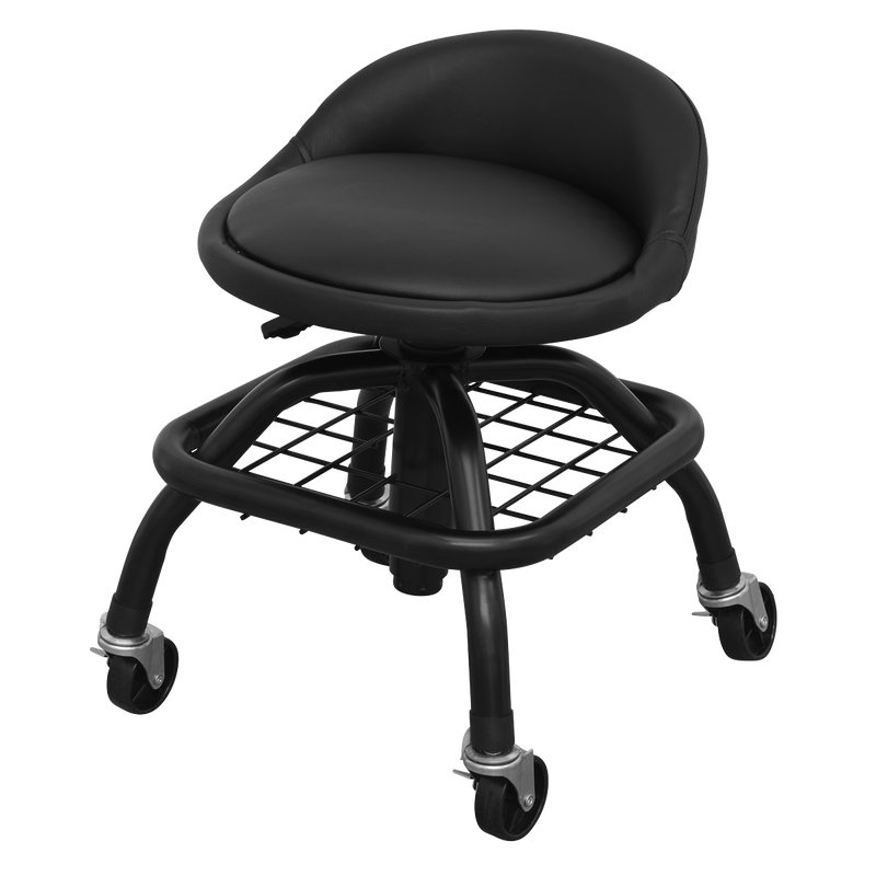 Sealey Premier Industrial Pneumatic Creeper Stool SCR02B 150kg Capacity