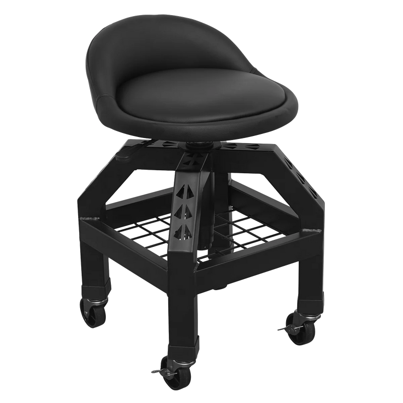 Sealey Premier Industrial Pneumatic Creeper Stool SCR03B 150kg Capacity