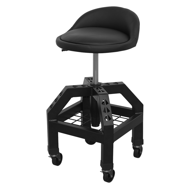 Sealey Premier Industrial Pneumatic Creeper Stool SCR03B 150kg Capacity