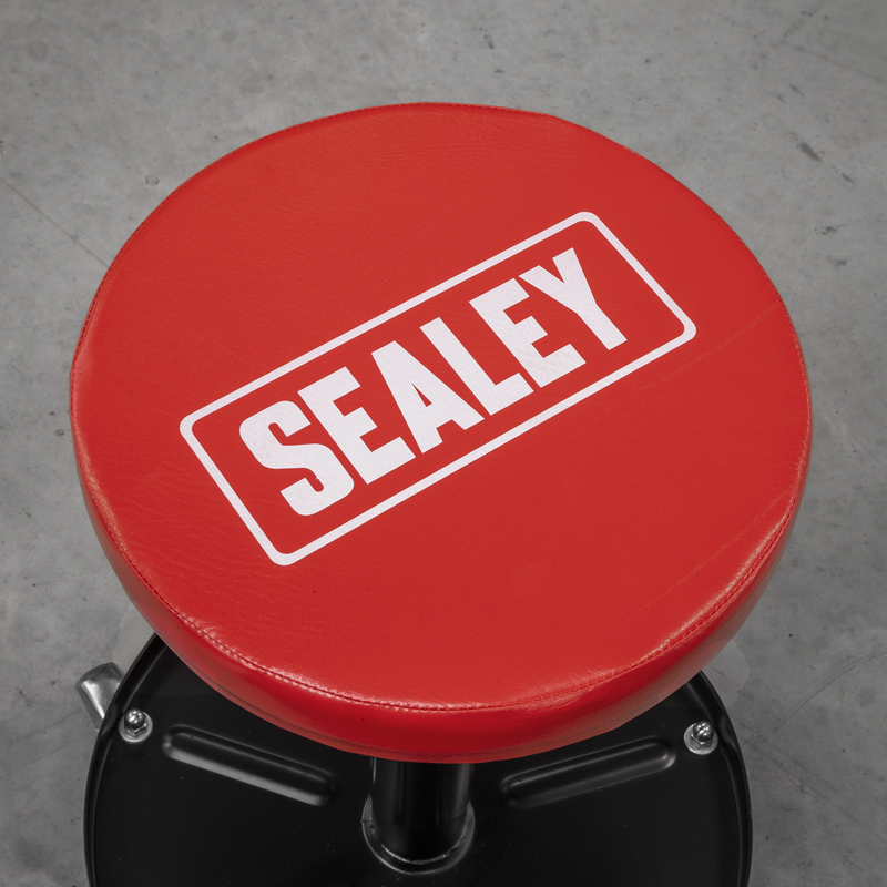 Sealey Pneumatic Mechanic's Seat Model SCR10 136kg Capacity