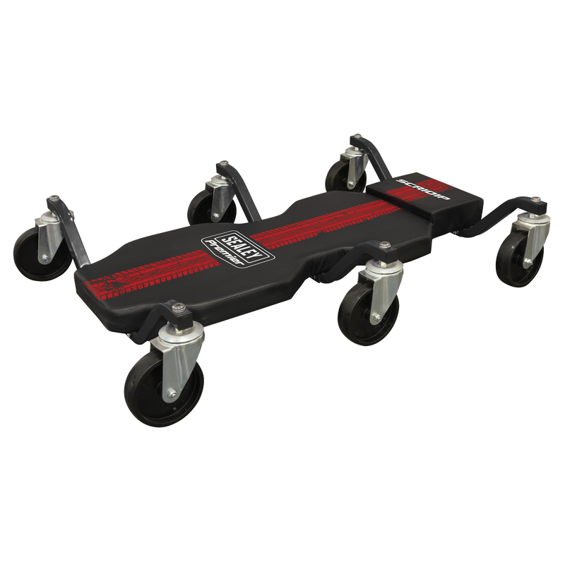 Sealey Premier Steel Creeper SCR101P 180kg Capacity with Headrest