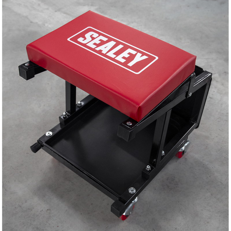Sealey Mechanic's Utility Seat & Step Stool 158kg Capacity