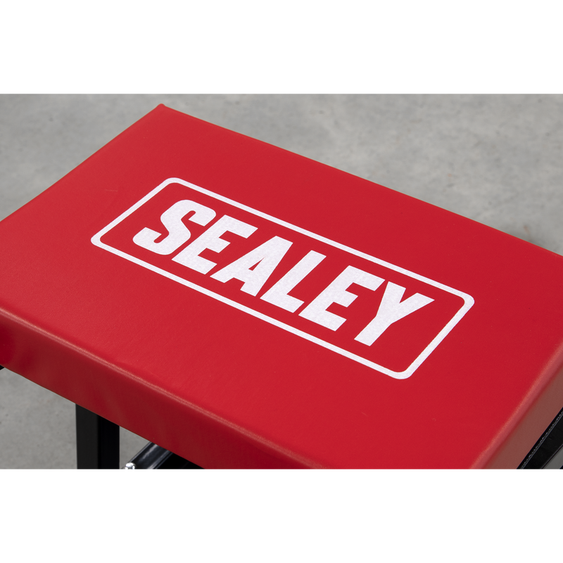 Sealey Mechanic's Utility Seat & Step Stool 158kg Capacity