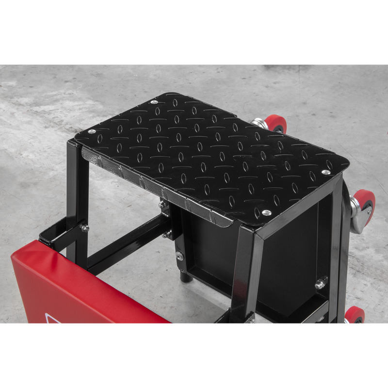 Sealey Mechanic's Utility Seat & Step Stool 158kg Capacity