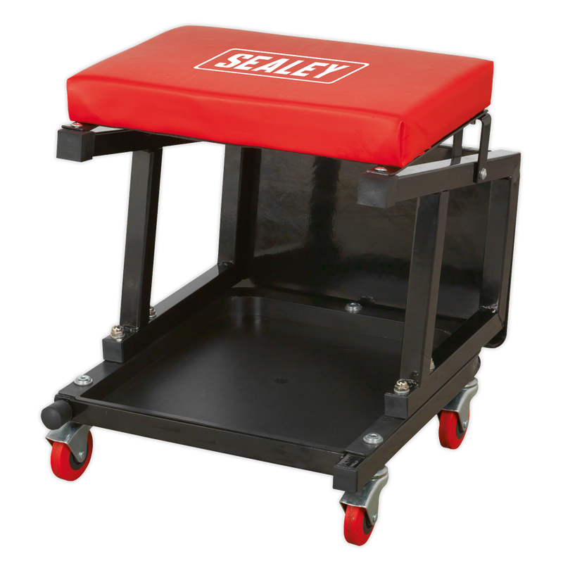 Sealey Mechanic's Utility Seat & Step Stool 158kg Capacity