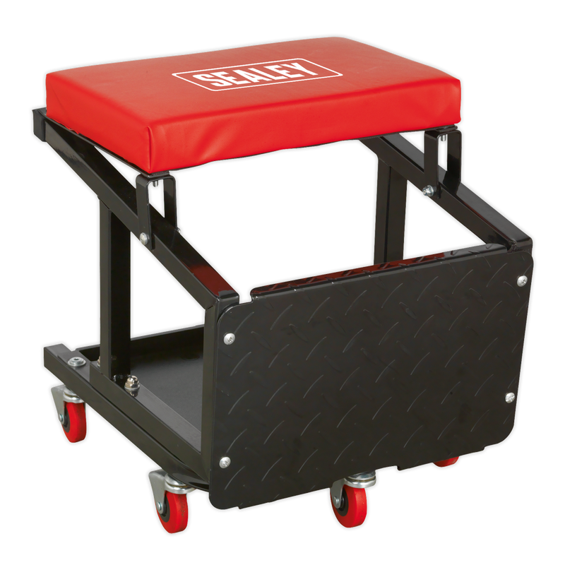 Sealey Mechanic's Utility Seat & Step Stool 158kg Capacity