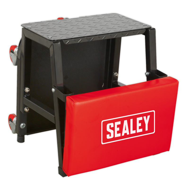 Sealey Mechanic's Utility Seat & Step Stool 158kg Capacity