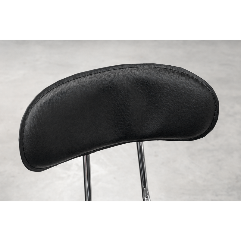 Sealey Pneumatic Stool SCR17 150kg Adjustable Height Workshop Seat