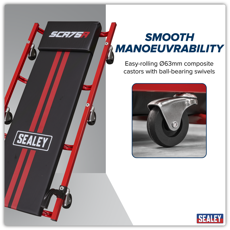 Sealey Creeper SCR75 36" Deluxe American-Style 150kg Capacity
