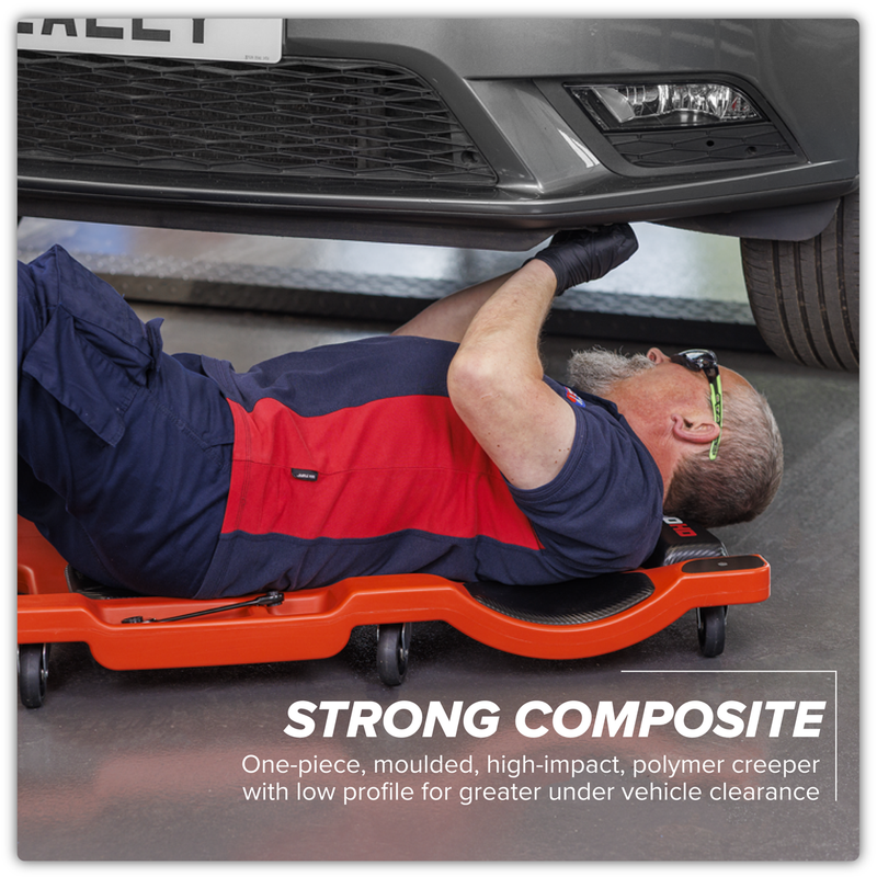 Sealey Composite Padded Creeper SCR80HD 180kg Capacity