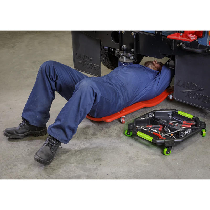 Sealey Creeper Tool Tray SCR86HV 30kg Capacity Green