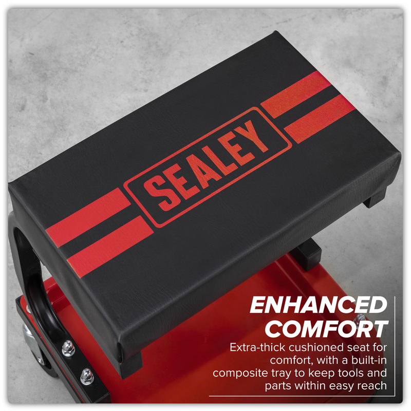 Sealey Mechanic's Utility Seat SCR9 110kg Capacity