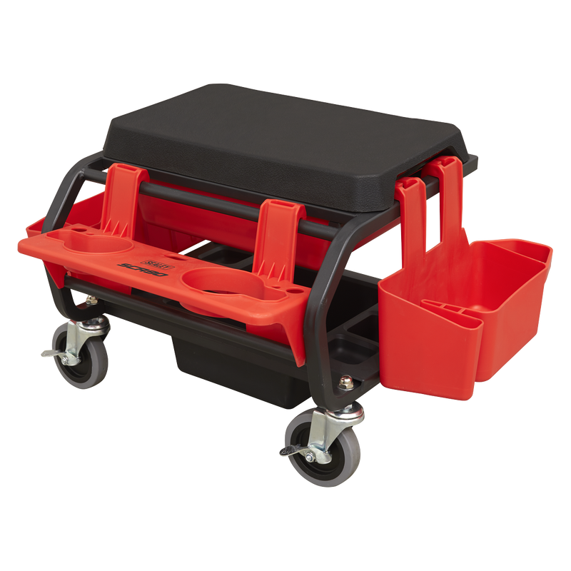 Sealey Mechanic's Deluxe Detailing Utility Seat 150kg Capacity