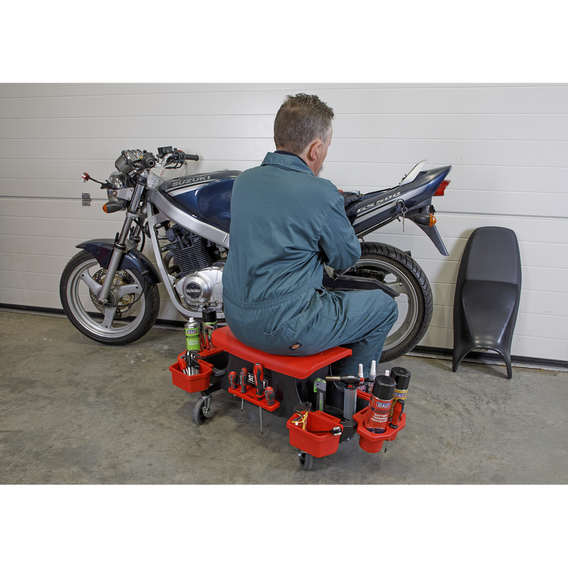 Sealey Mechanic's Detailing Utility Seat 150kg Capacity