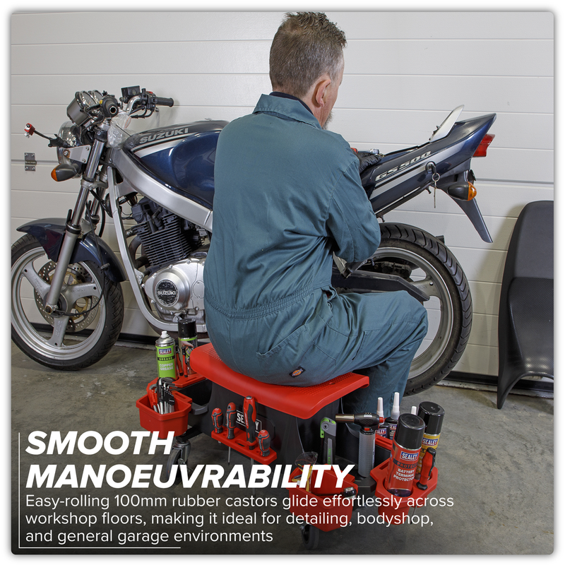 Sealey Mechanic's Detailing Utility Seat 150kg Capacity