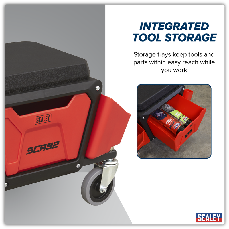 Sealey Mechanic's Detailing Utility Seat 150kg Capacity