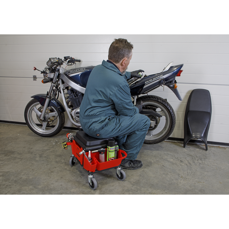 Sealey Mechanic's Detailing Utility Seat 150kg Capacity