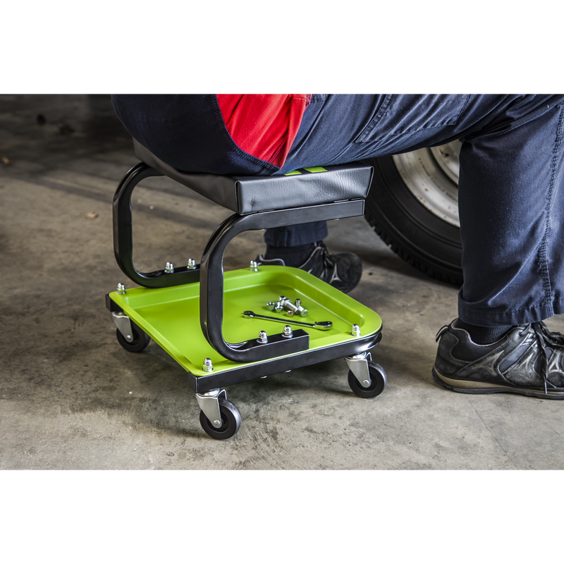 Sealey Mechanic's Utility Seat SCR9HV 110kg Capacity