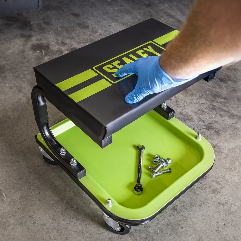 Sealey Mechanic's Utility Seat SCR9HV 110kg Capacity