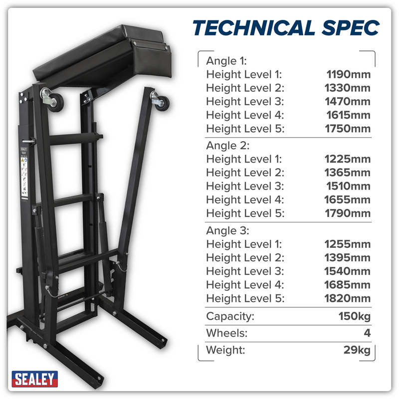 Sealey Topside Engine Bay Creeper SCRT01 150kg Capacity