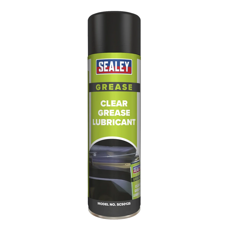 Sealey Clear Grease Lubricant 500ml - Pack of 6